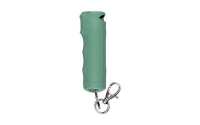 Sabre Fast Flip Top Pepper Gel with Snap Clip, Sage Green