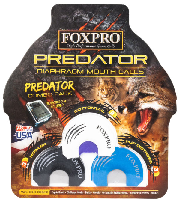 FOXPRO Predator Combo, 3-Piece Diaphragm Call Pack