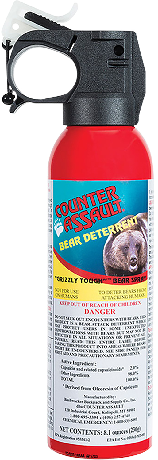 Counter Assault Bear Spray, 8.1 oz 32-Foot Canister