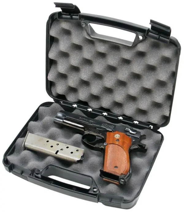 MTM Single Handgun Case Up to 6-Inch Barrel, Black