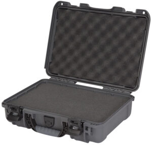Nanuk 910 Waterproof Hard Case, Graphite, Cubed Foam