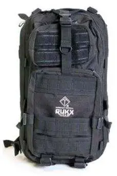RUKX GEAR TACTICAL 1 DAY BAG BLACK (12/CASE)