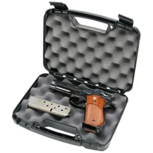 MTM 805 Single Handgun Case, Up to 4-Inch Revolver, Black