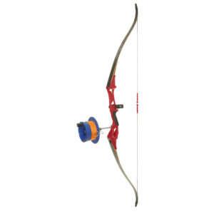 Fin-Finder BankRunner Recurve SideWinder Reel Package, Red, RH