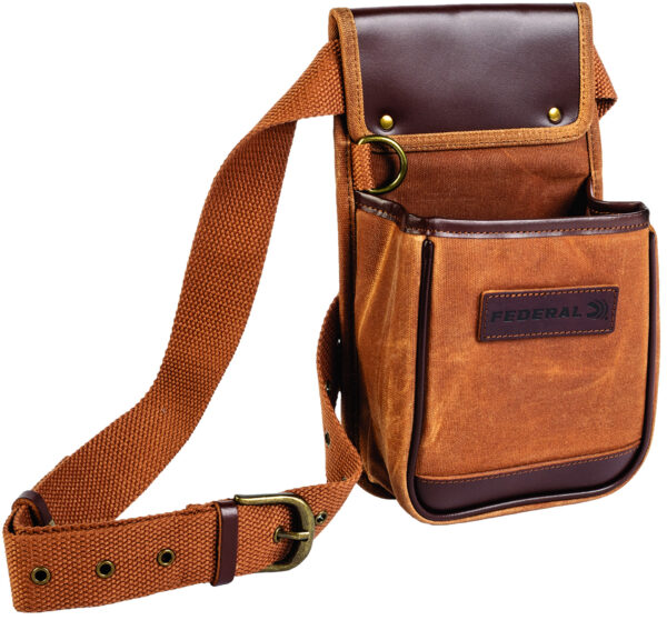 Federal Premium Shell Pouch, Tan Waxed Canvas