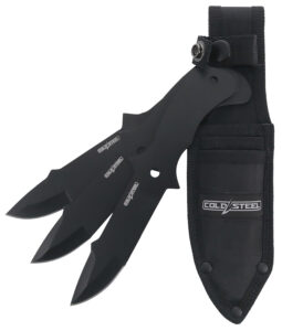 Cold Steel Drop Point Throwing Knives, 3-Pack with Sheath