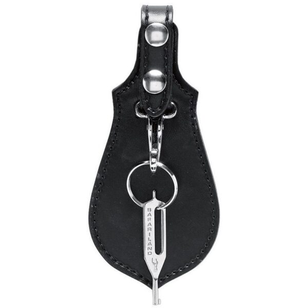 Safariland Model 168 Key Ring 2-Snap Holder, Plain, Black Snap