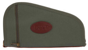Boyt Heart-Shaped Handgun Case with Accessory Pockets, 14-Inch OD Green