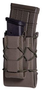 High Speed Gear GEN 2 Double Decker Rifle/Pistol TACO Pouch, Ranger Green