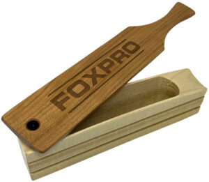 Foxpro Poplar Waterproof Turkey Box Call, American Cherry Paddle
