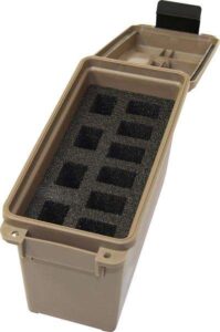 MTM Tactical Mag Can for 10 Double-Stack Handgun Magazines, Dark Earth