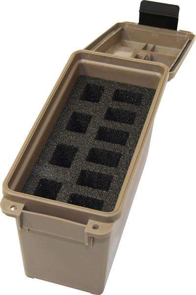 MTM Tactical Mag Can for 10 Double-Stack Handgun Magazines, Dark Earth