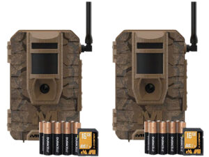 Muddy Mitigator 2.0 Battery/SD Combo Cellular Trail Camera, 2-Pack