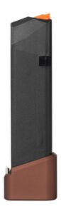 Taran Tactical Glock 17 Completed 9mm Magazine, Black with Coyote Base Pad