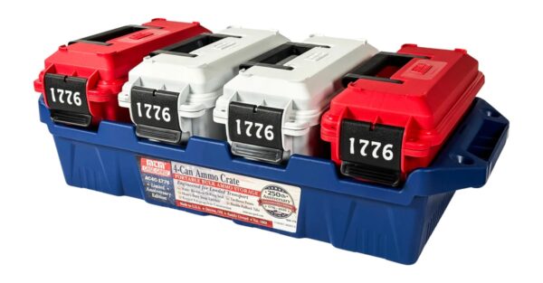 MTM 1776 Limited Edition 4-Can 30 Caliber Ammo Crate, 250th Anniversary