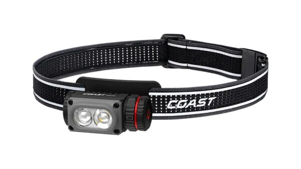 Coast WPH10R Headlamp, 1000 Lumens, USB-C Rechargeable