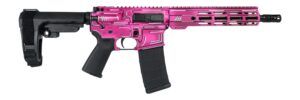 Shark Coast Tactical Anime-15 Pink 5.56 NATO AR Pistol, 10.5-Inch, SBA3 Brace, 30+1