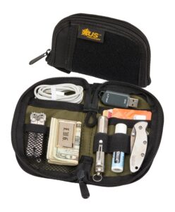 US PeaceKeeper EDC Pocket Organizer, Black/OD Green