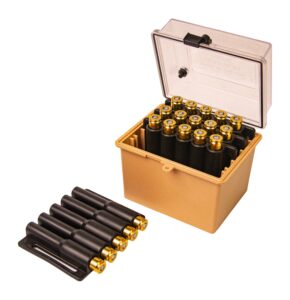 Berry's Safari 20-Round Ammo Box, Small Magnum, Clear/Tan