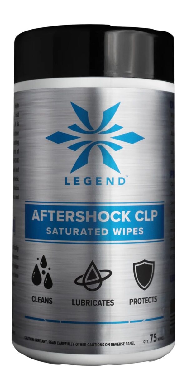 Legend Aftershock CLP Saturated Wipes, 75 Count