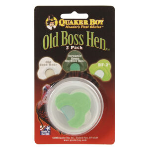 Quaker Boy Old Boss Hen Diaphragm Call 3-Pack