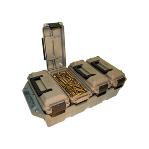 MTM 4-Can 30 Caliber Ammo Crate, Dark Earth and Army Green