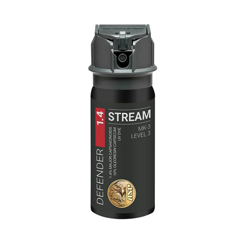 ASP Defender LE MK-3 OC Spray, Stream with UV Dye, 1.4%