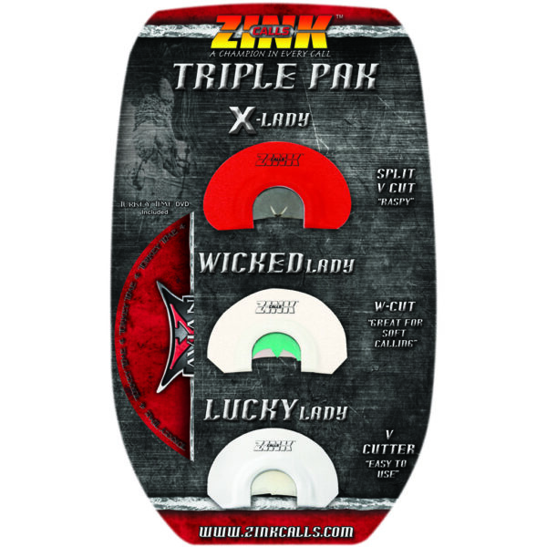 Zink Triple Pak Turkey Call 3-Pack