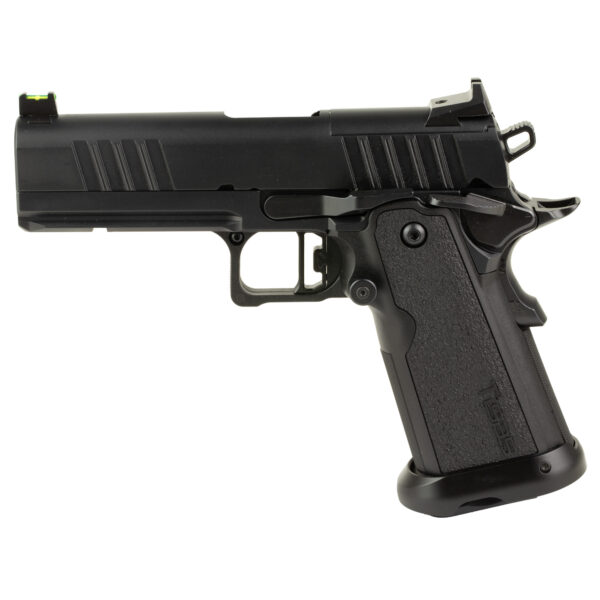 Tisas 1911DS FF Carry 9mm Pistol, 4.25-Inch Bull Barrel, AOS Optic Cut