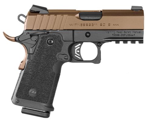 EAA Girsan Witness2311 SC9 XXX 9mm Pistol, Dark Earth, 3.4-Inch Bull Barrel, 16+1