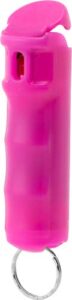Mace Compact Hard Case Pepper Spray with Keychain Clasp, Pink