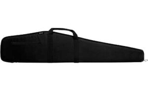 Bulldog Deluxe Scoped Rifle Case, 48-Inch Black with Black Trim