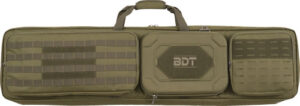 Bulldog Double Suppressor Tactical Rifle Case, 48-Inch Green
