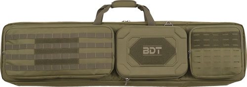 Bulldog Double Suppressor Tactical Rifle Case, 48-Inch Green
