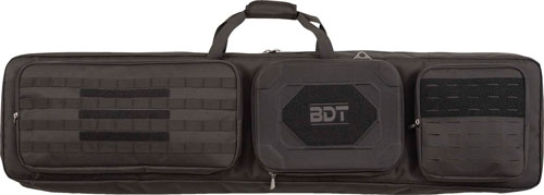 Bulldog Double Suppressor Tactical Rifle Case, 52-Inch Black