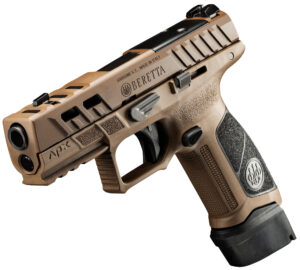 Beretta APX A1 Full Size Ported 9mm Pistol, 4.25-Inch, FDE, 21-Round