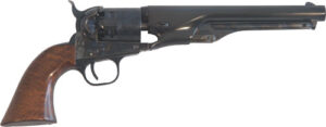 Cimarron 1861 Navy Military .36 Cal Revolver, 7.5-Inch, Cut for Stock, Walnut