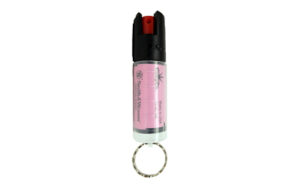 Smith & Wesson Pepper Shield Keychain Pepper Spray, 0.5 oz Clear Holder, Pink