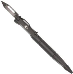 CobraTec Scribe Pen Knife, Black with Pocket Clip