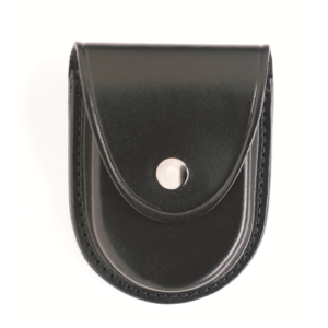 Gould & Goodrich Round Bottom Handcuff Case, Basket Weave Leather