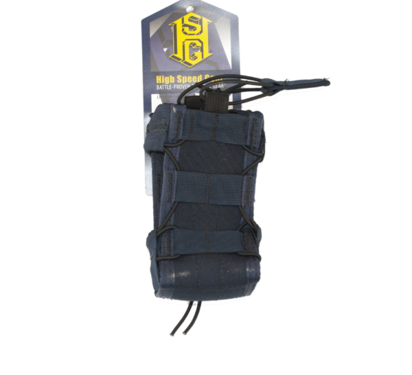 High Speed Gear Multi-Access Comm TACO Pouch, LE Blue, Adaptable Belt Mount