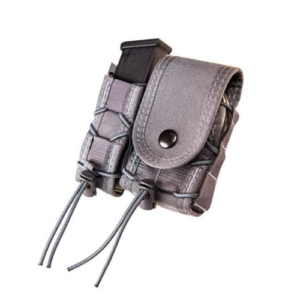 High Speed Gear LEO Handcuff/Pistol TACO Pouch, Covered, Wolf Grey