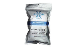 Legend Aftershock Cotton Patches, 2 1/4-Inch Square, 250 Count