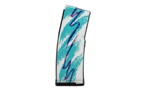 Amend2 AR-15 Mod-A 30-Round Magazine, Jazz Teal and Purple, 5.56/.223