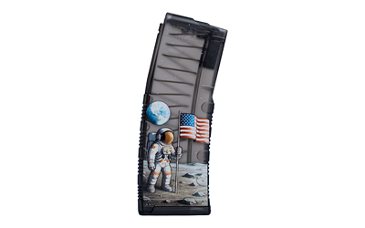 Amend2 AR-15 Mod-C 30-Round Magazine, Smoke Man On The Moon, 5.56/.223