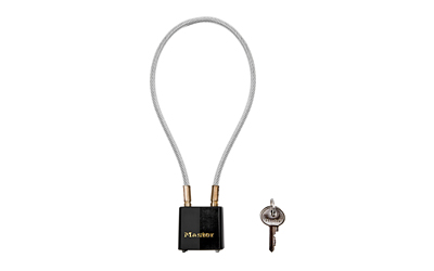 Master Lock Black Cable Gun Lock, 14-Inch, Keyed Alike
