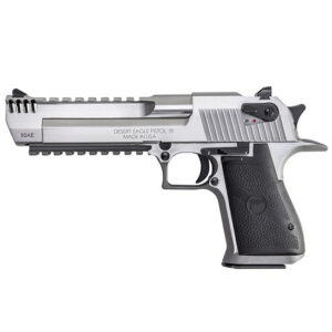 Magnum Research Desert Eagle Mark XIX .50 AE Pistol, 6-Inch Stainless, Integral Muzzle Brake