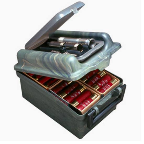 MTM Shotshell and Choke Tube Case, 100 Round, Wild Camo