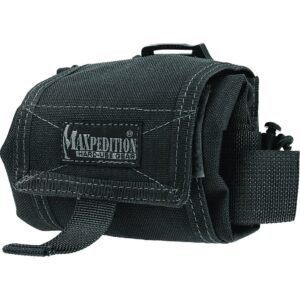 Maxpedition Mega Rollypoly Folding Dump Pouch, Black