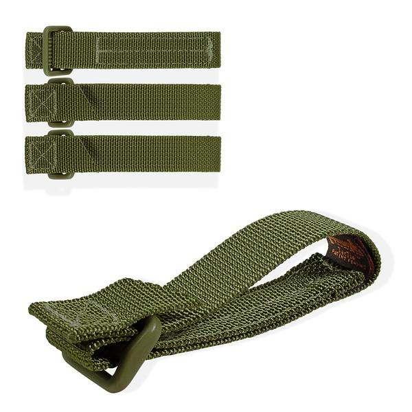Maxpedition 3-Inch TacTie Attachment Straps, OD Green, Pack of 4